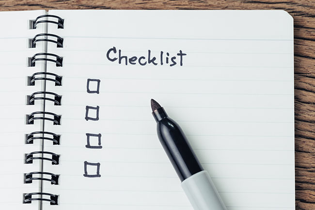 starting a new job checklist